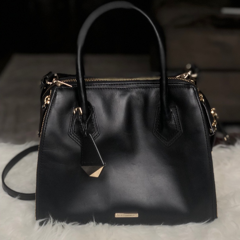 AUTHENTIC Rebecca Minkoff Perry Leather Satchel.